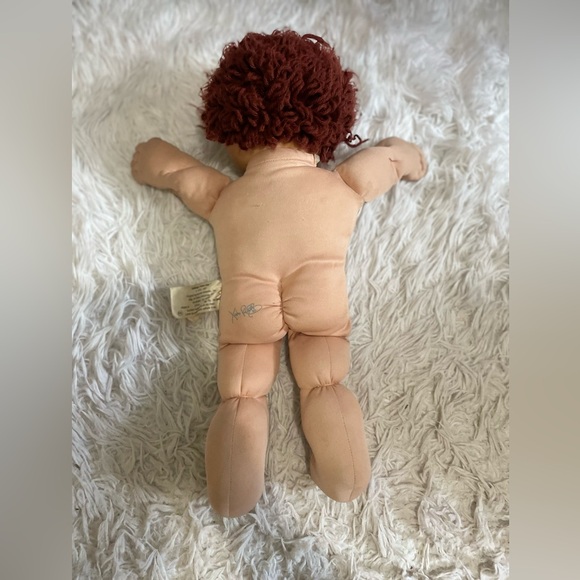 Vintage 1978, 1982 Cabbage Patch Kids Doll Red Brown Hair Boy Brown Eyes - Picture 4 of 16